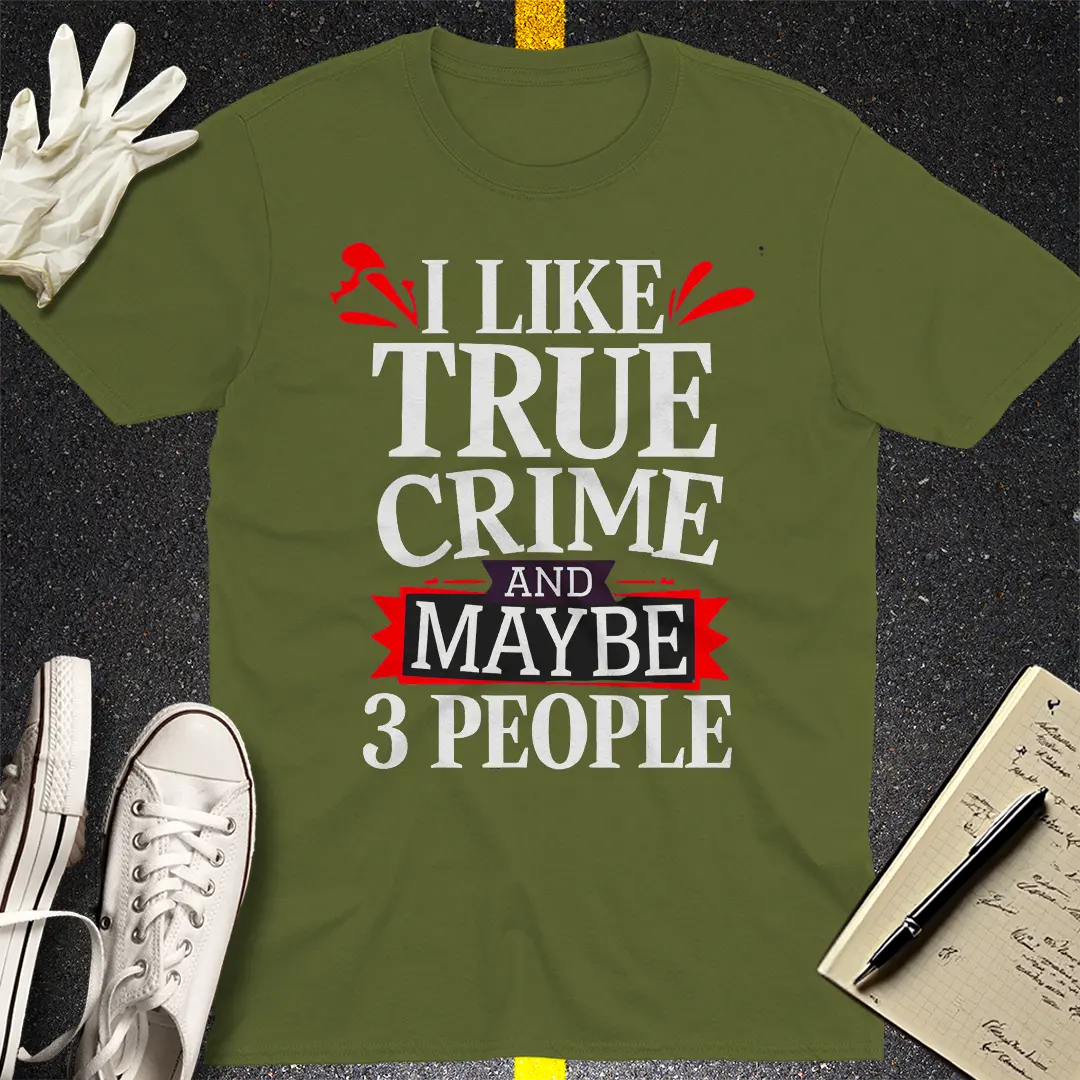 Crows Before Bros T-shirt - Military Green