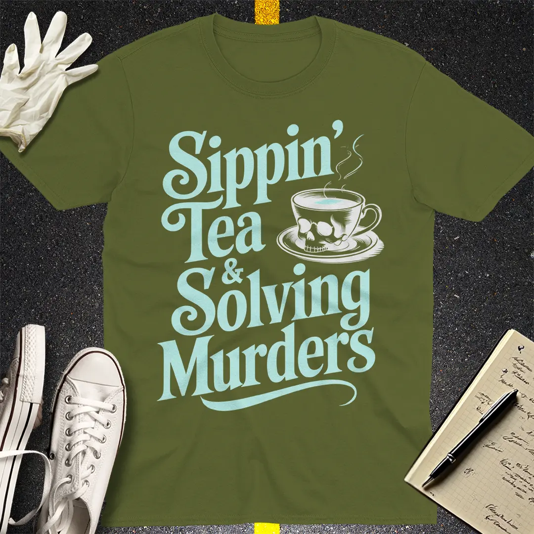 Crows Before Bros T-shirt - Military Green