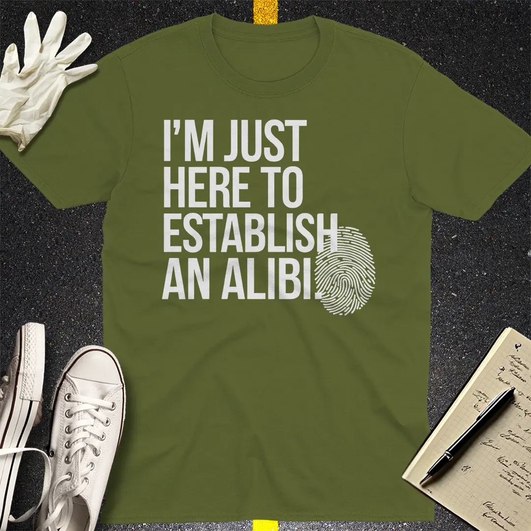 Crows Before Bros T-shirt - Military Green