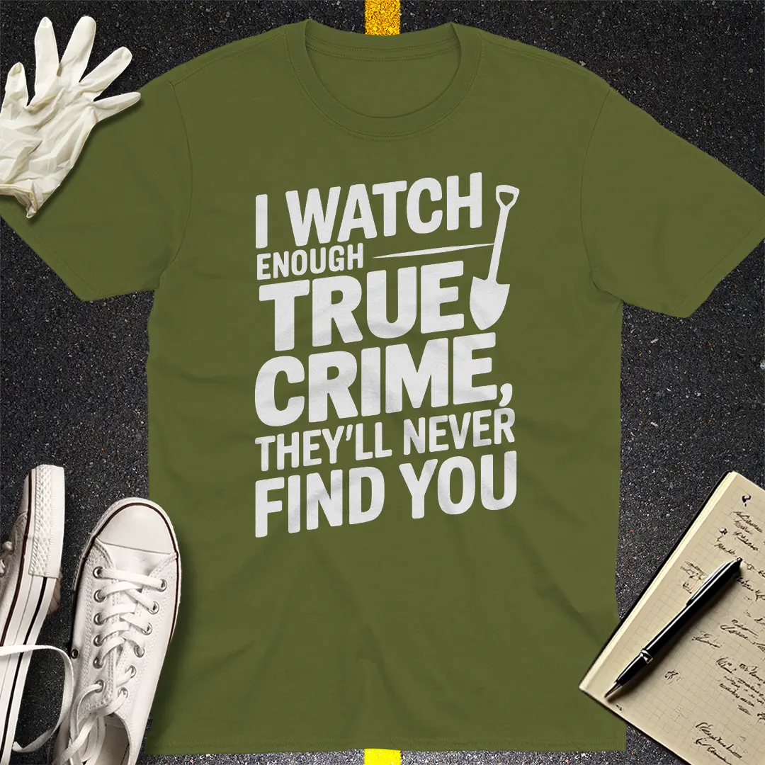 Crows Before Bros T-shirt - Military Green