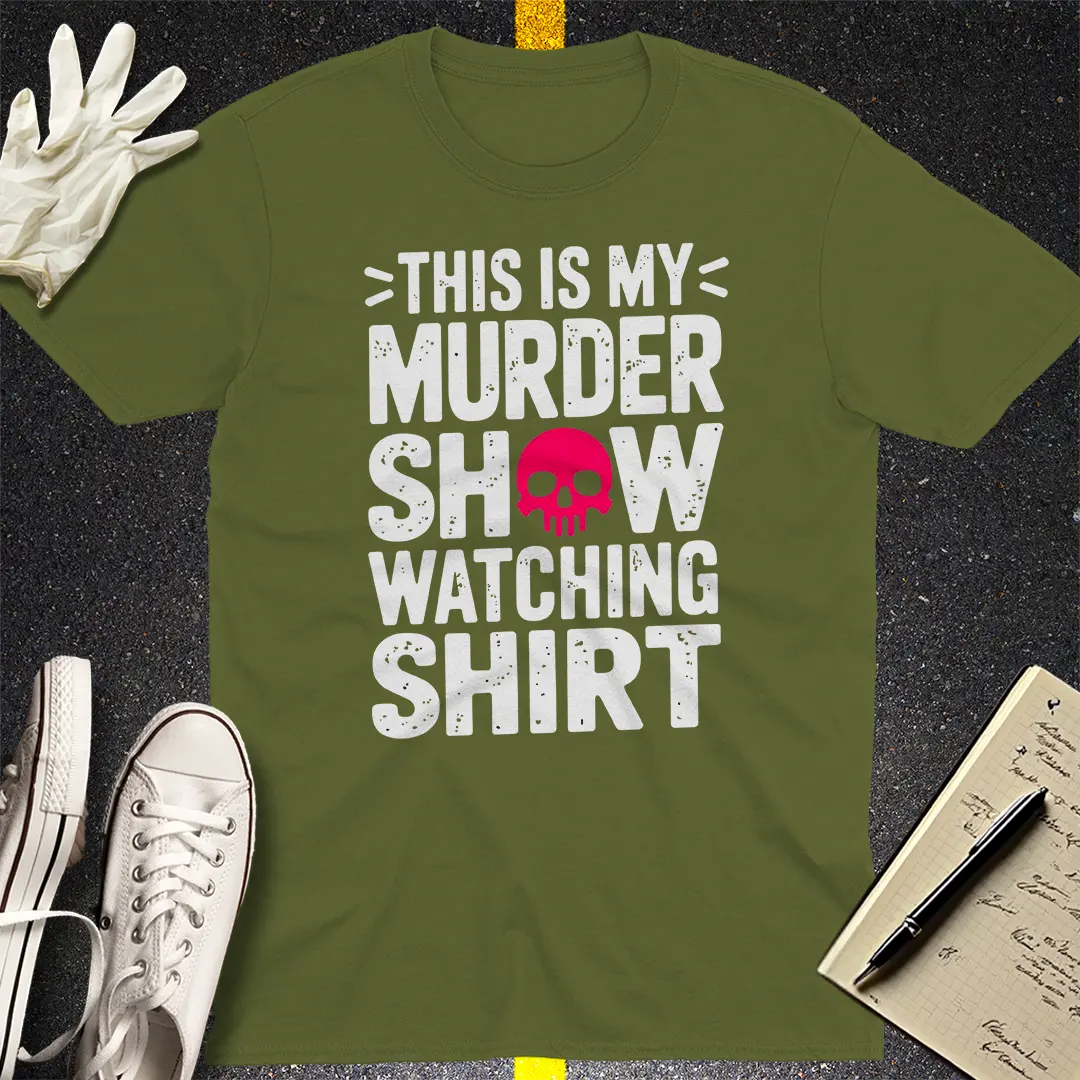 Crows Before Bros T-shirt - Military Green