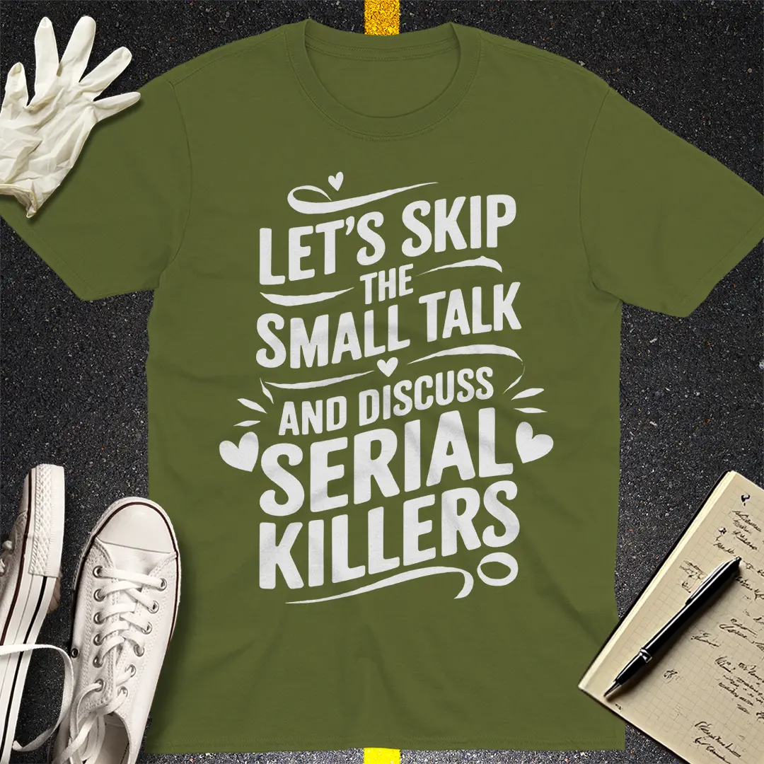 Crows Before Bros T-shirt - Military Green
