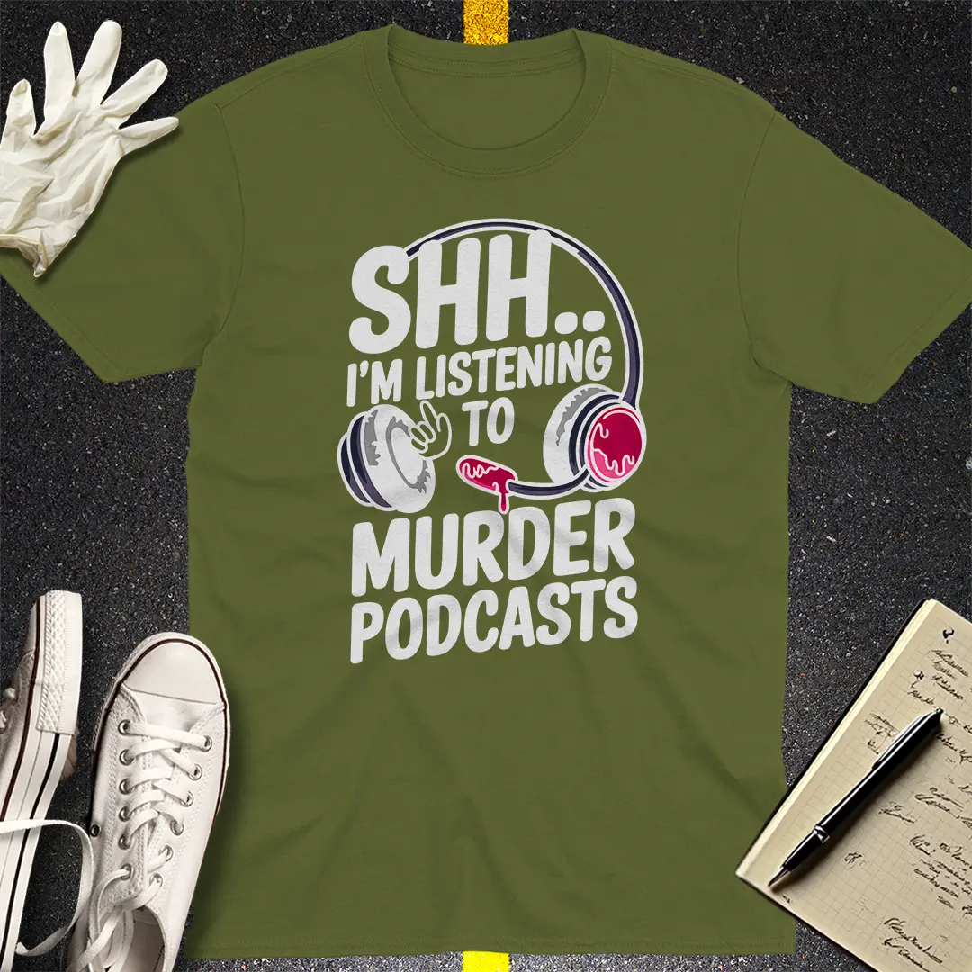 Crows Before Bros T-shirt - Military Green