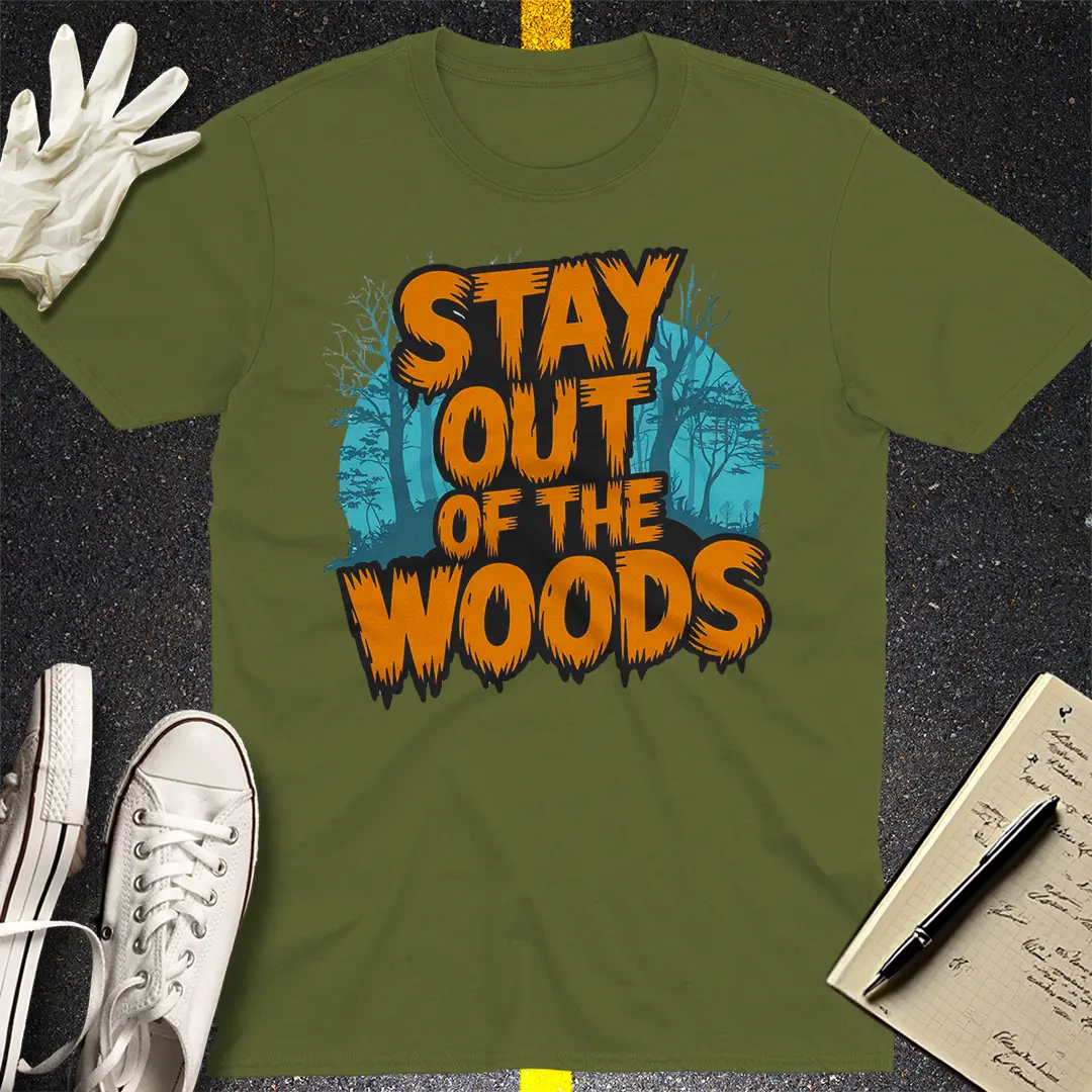 Crows Before Bros T-shirt - Military Green