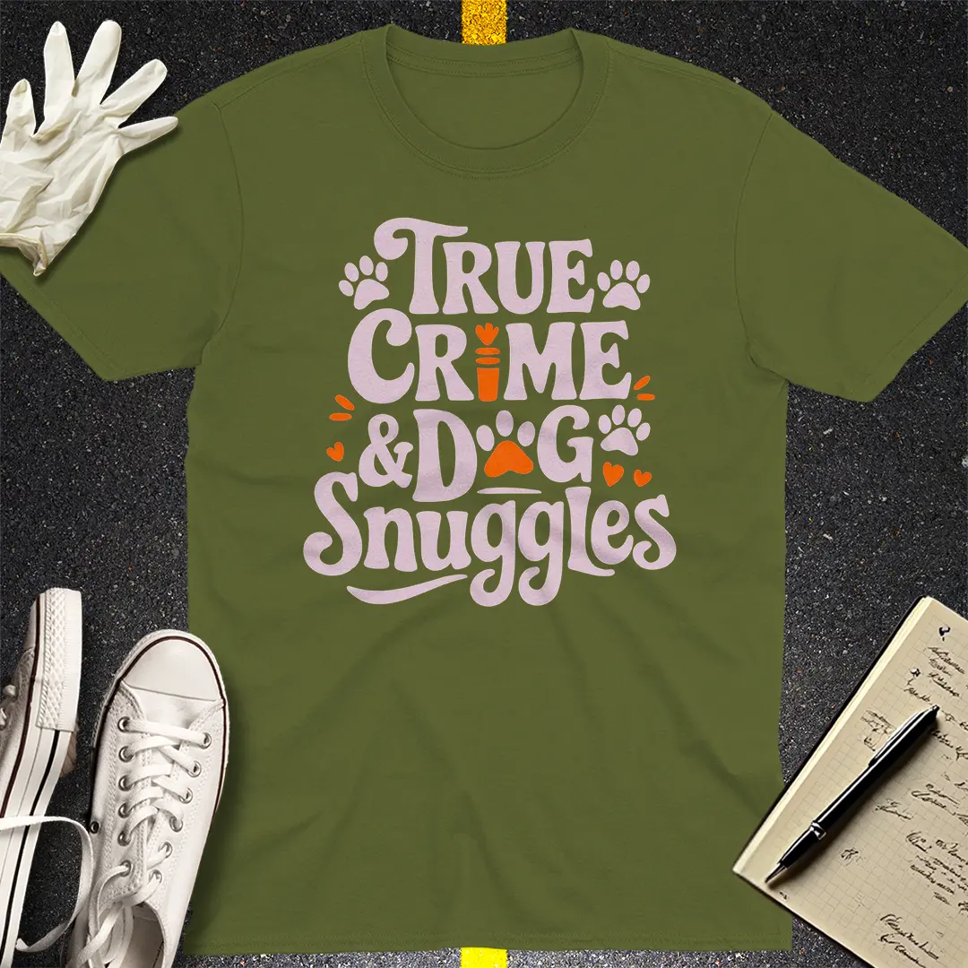 Crows Before Bros T-shirt - Military Green