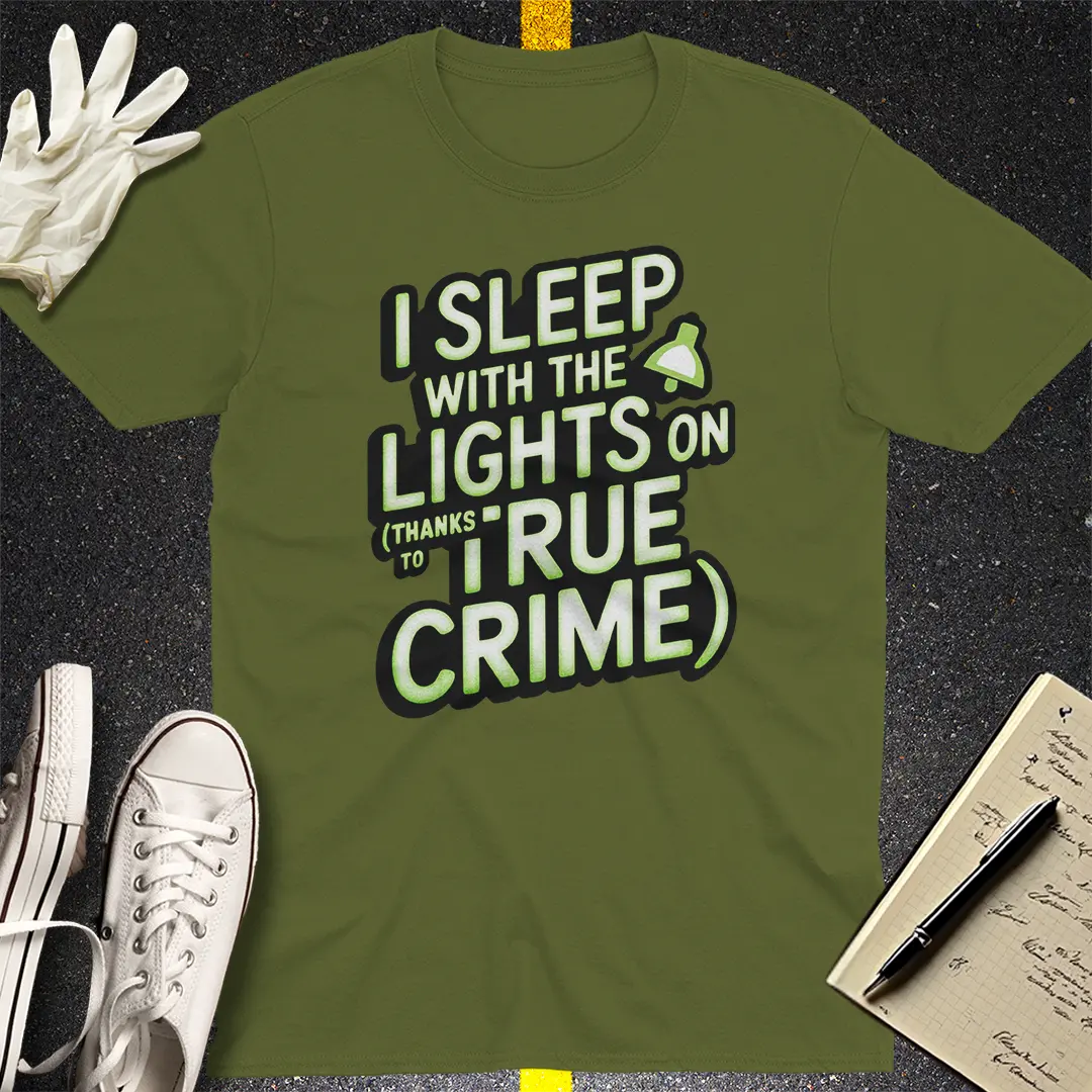 Crows Before Bros T-shirt - Military Green