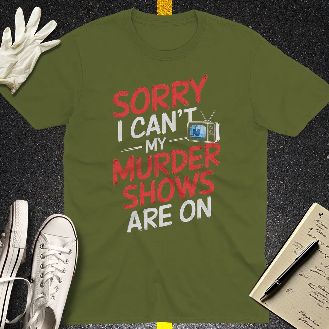 Crows Before Bros T-shirt - Military Green
