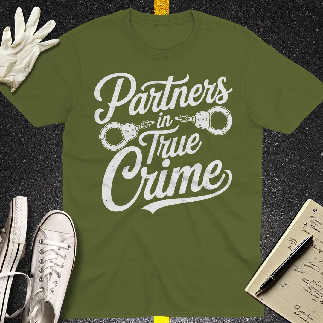 Crows Before Bros T-shirt - Military Green
