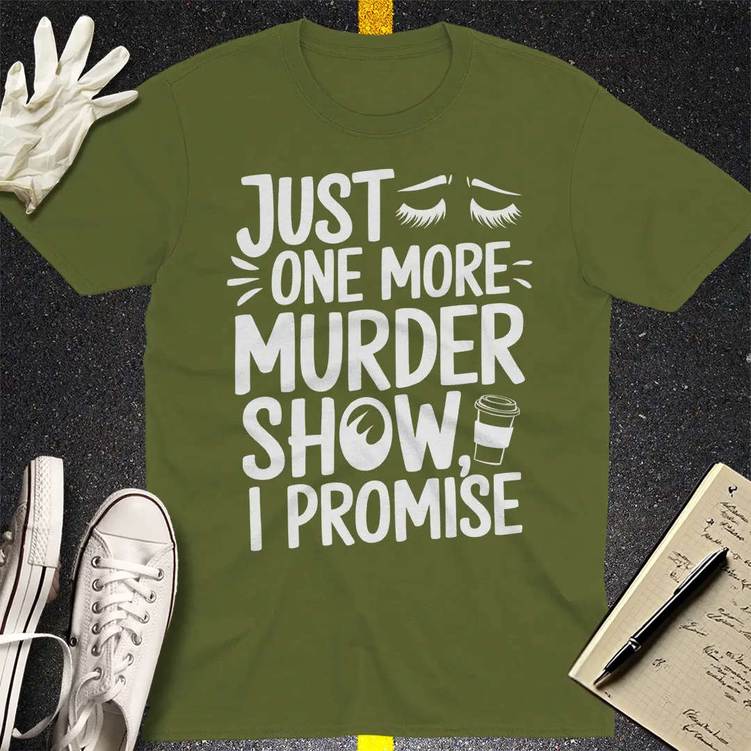 Crows Before Bros T-shirt - Military Green