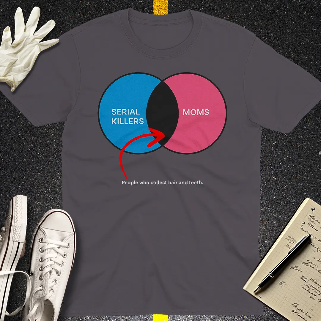 Crows Before Bros T-shirt - Charcoal
