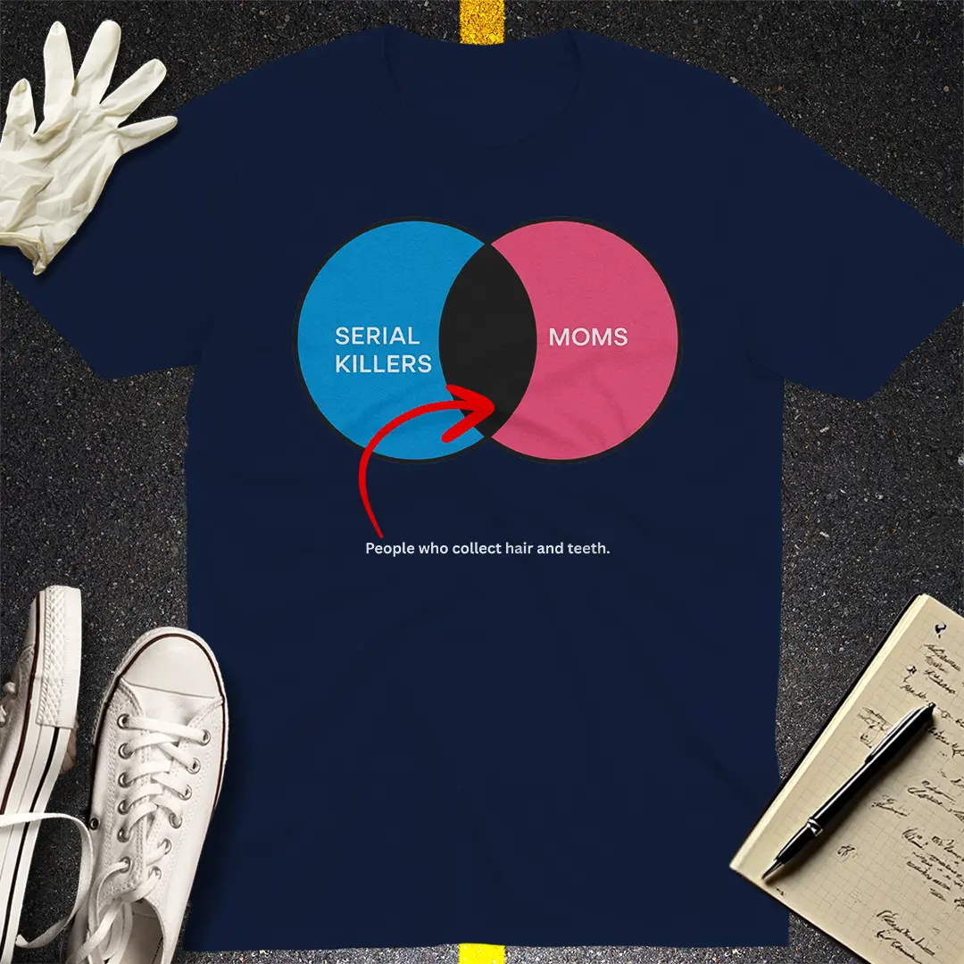 Crows Before Bros T-shirt - Navy