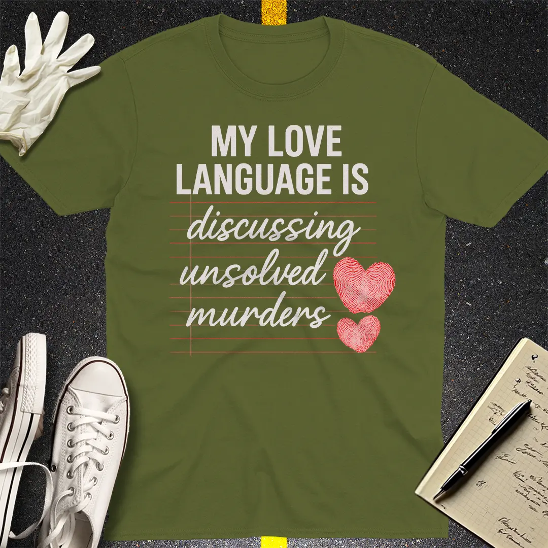 Crows Before Bros T-shirt - Military Green