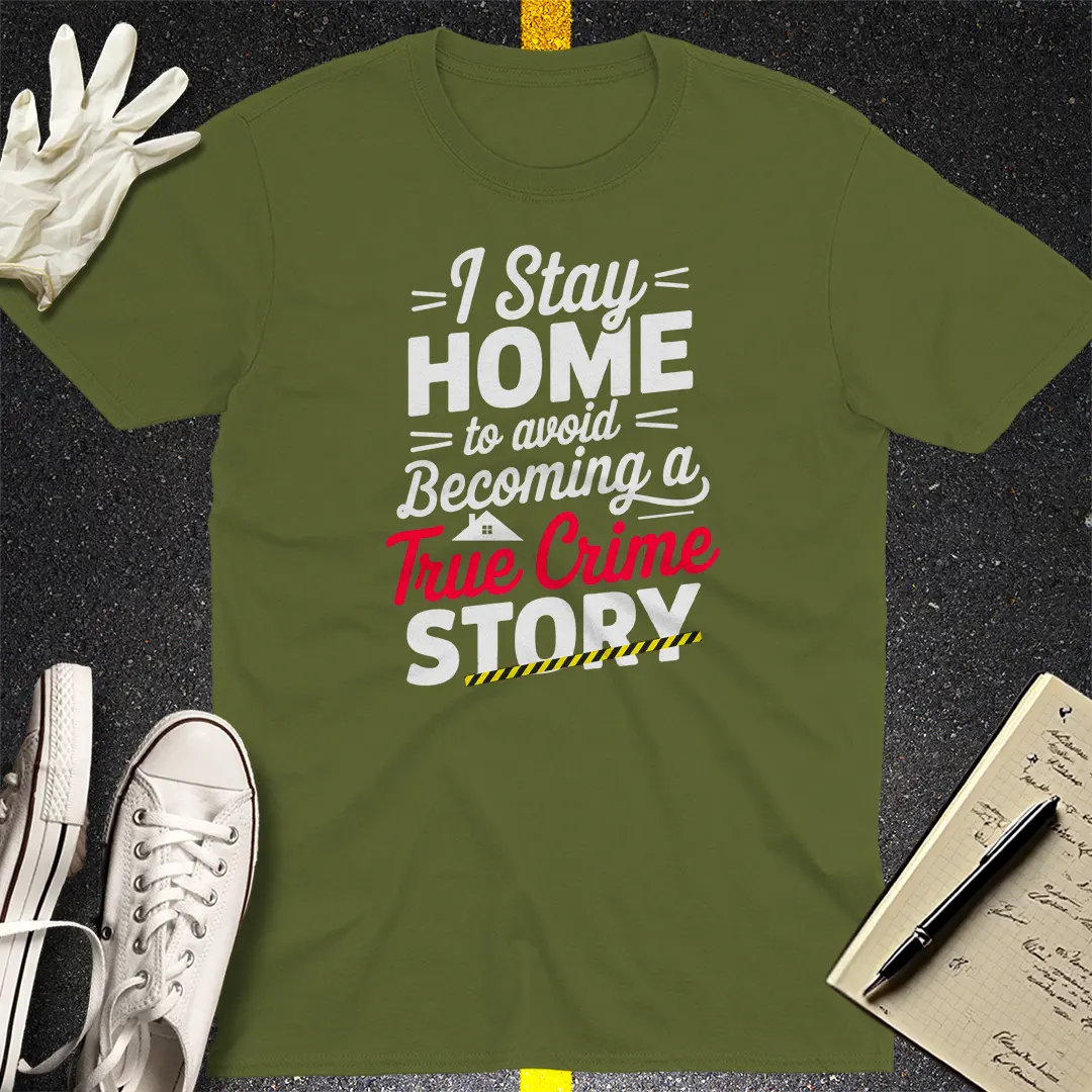 Crows Before Bros T-shirt - Military Green