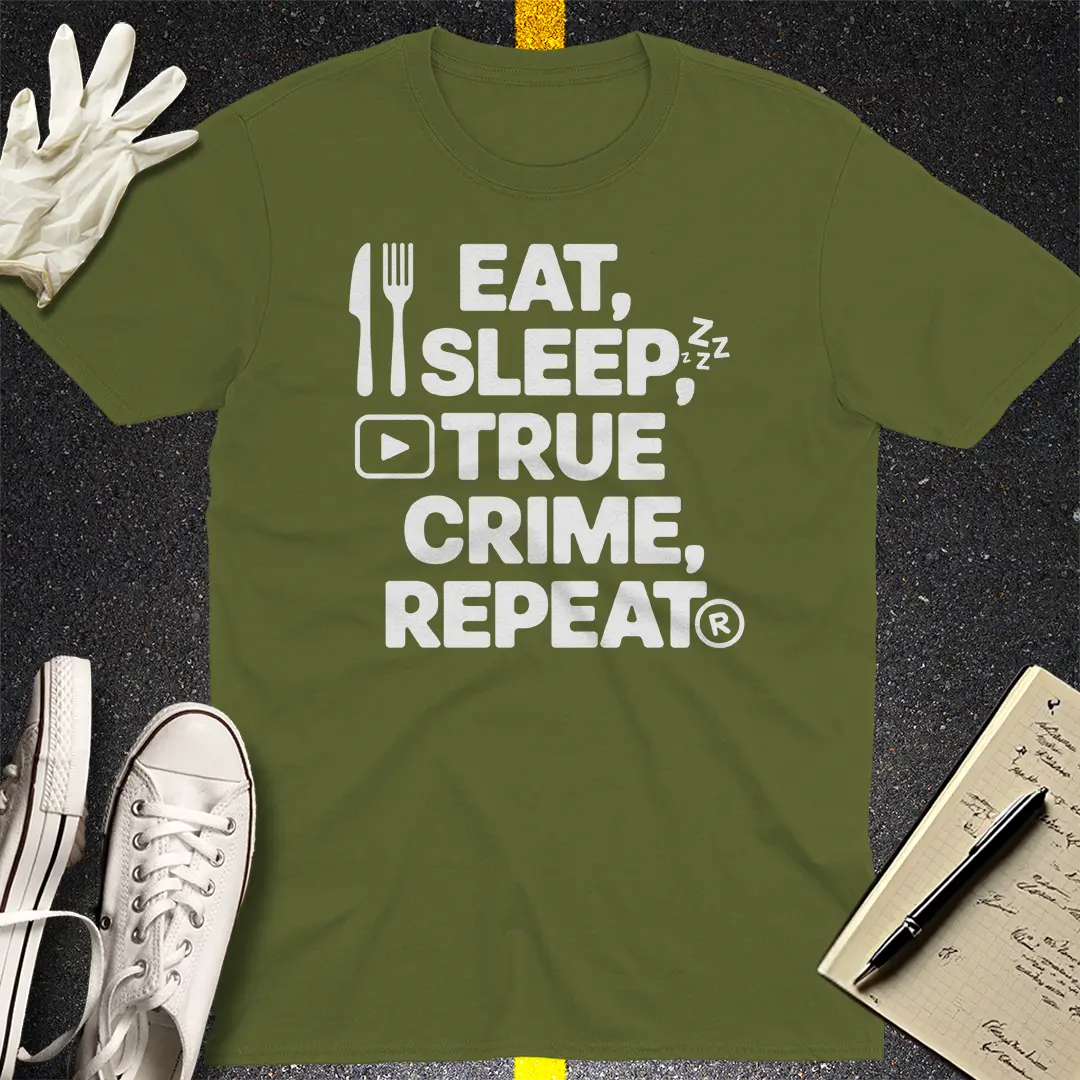 Crows Before Bros T-shirt - Military Green