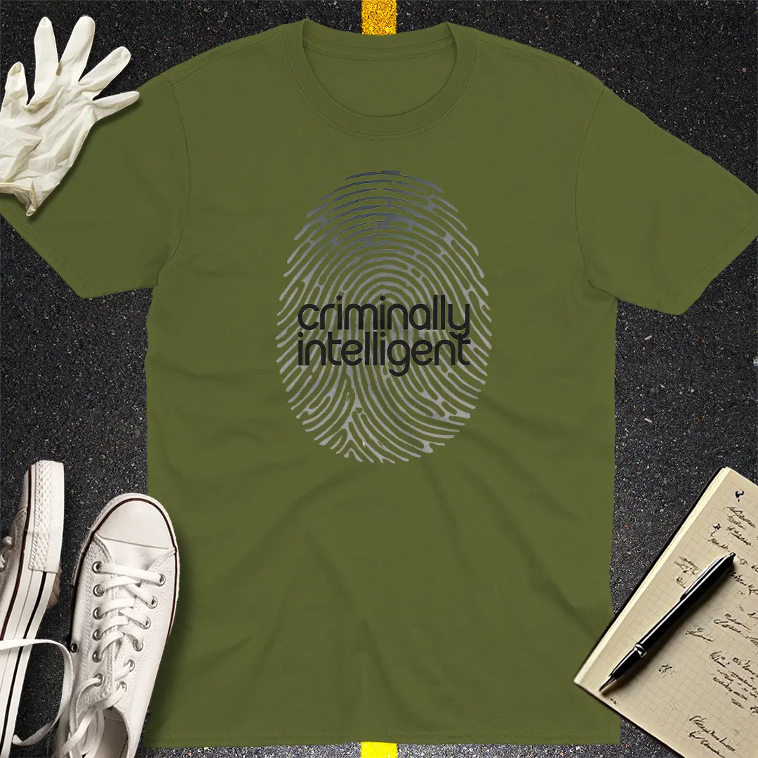 Crows Before Bros T-shirt - Military Green