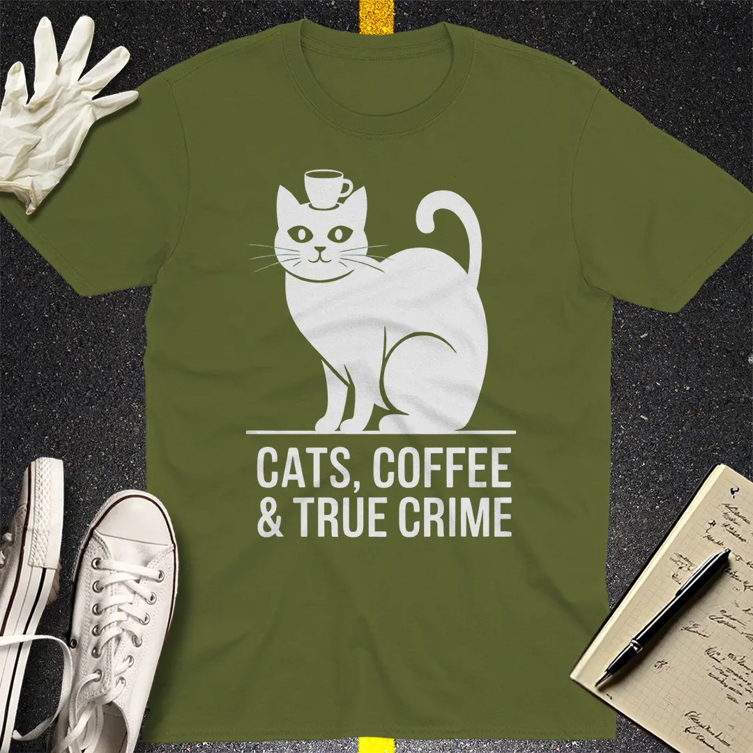 Crows Before Bros T-shirt - Military Green