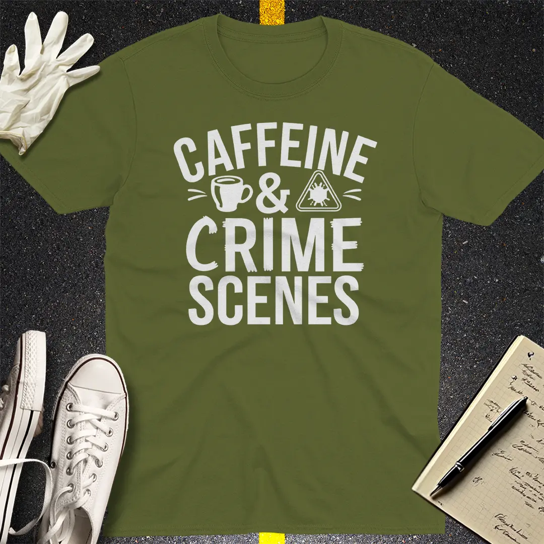 Crows Before Bros T-shirt - Military Green