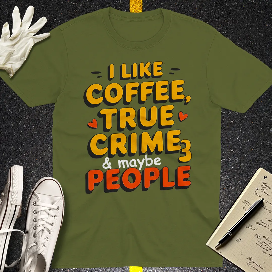 Crows Before Bros T-shirt - Military Green