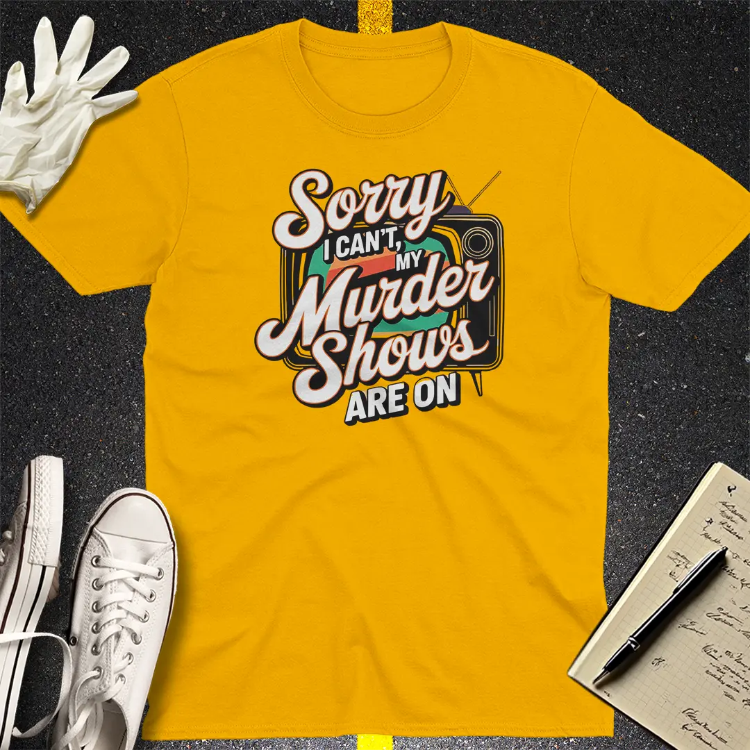 Crows Before Bros T-shirt - Gold