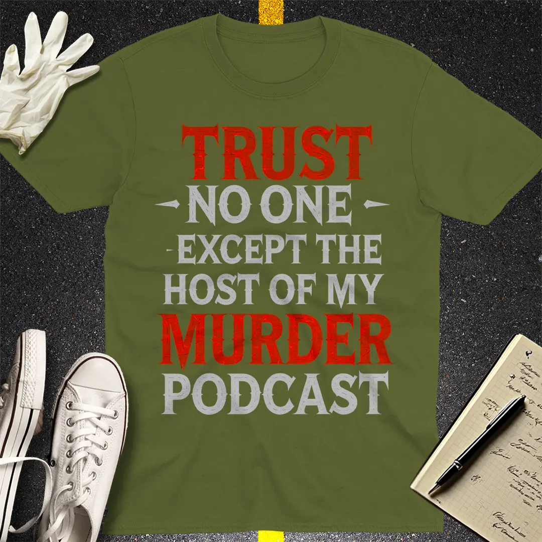 Crows Before Bros T-shirt - Military Green
