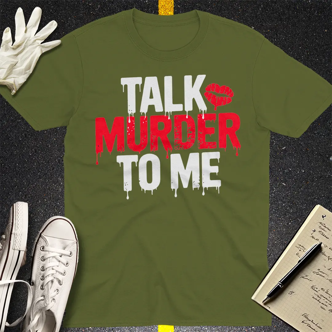 Crows Before Bros T-shirt - Military Green