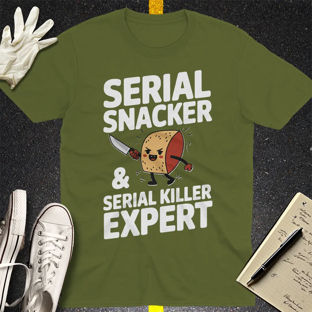 Crows Before Bros T-shirt - Military Green