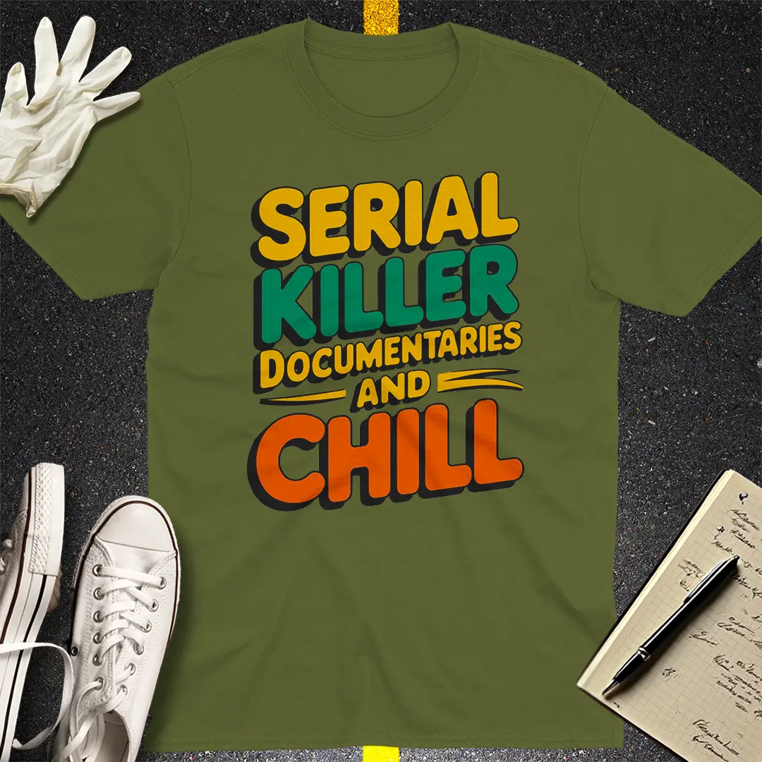 Crows Before Bros T-shirt - Military Green