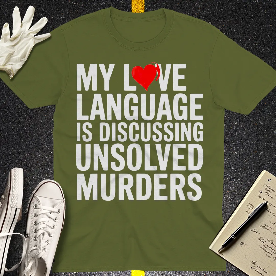 Crows Before Bros T-shirt - Military Green