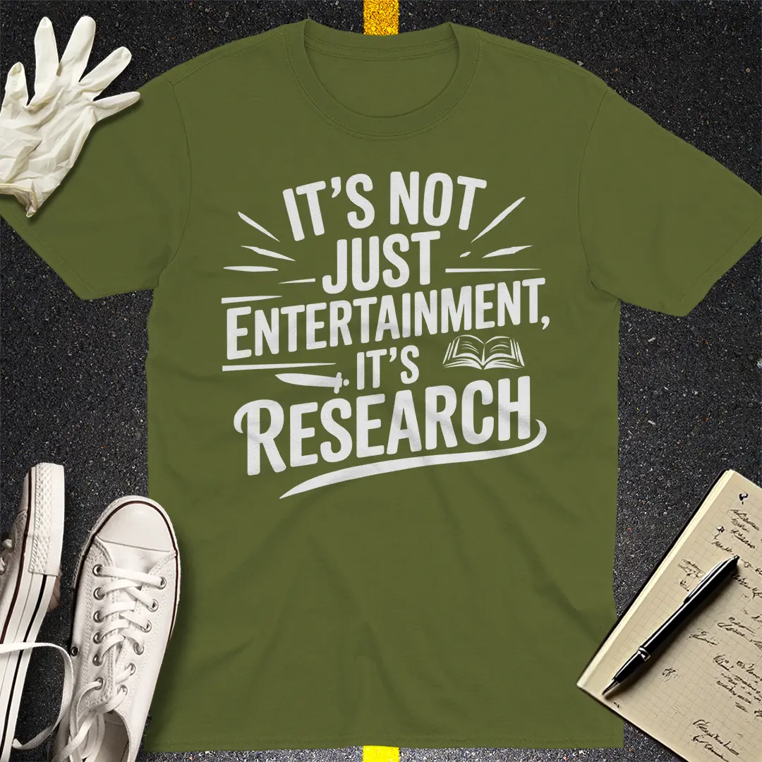 Crows Before Bros T-shirt - Military Green