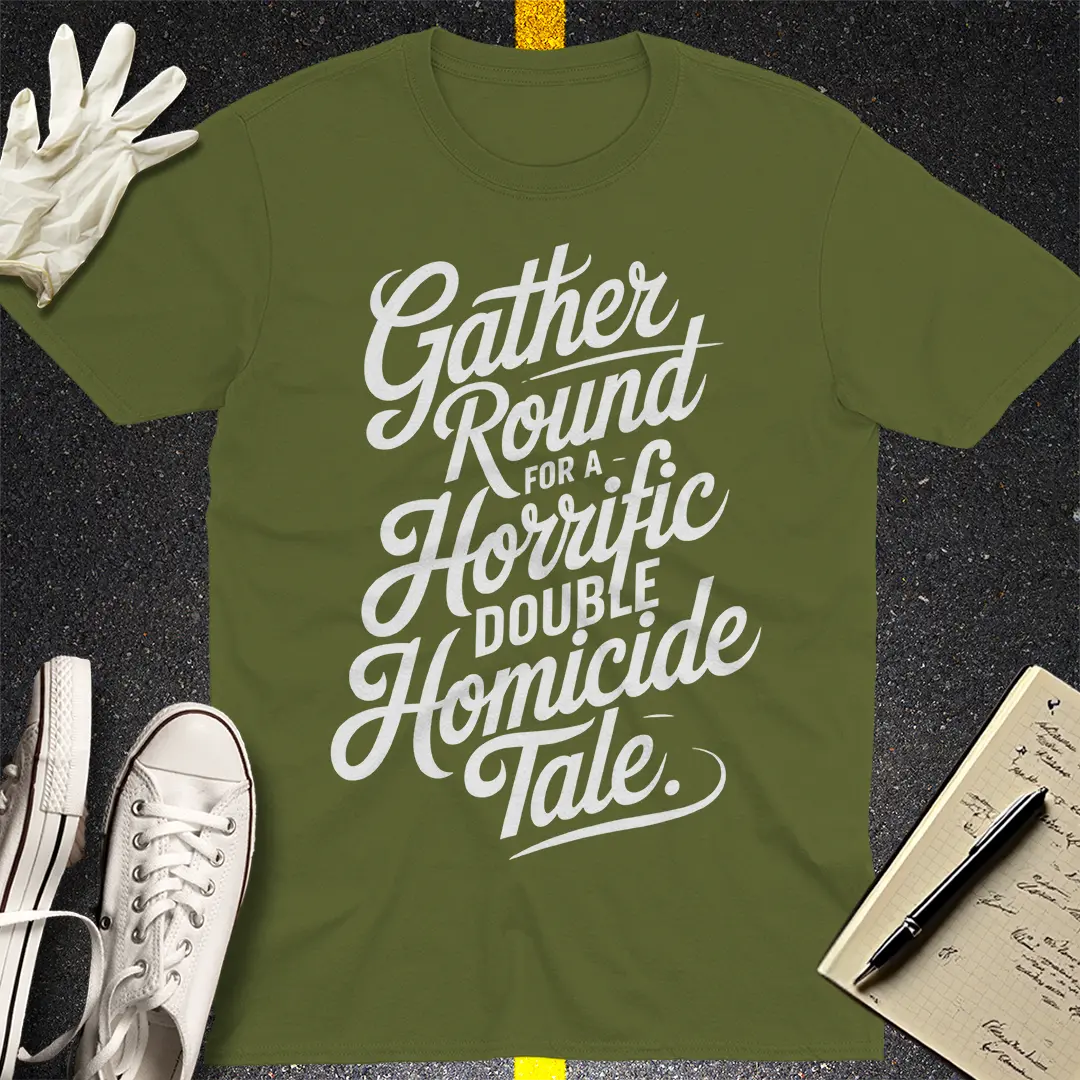 Crows Before Bros T-shirt - Military Green