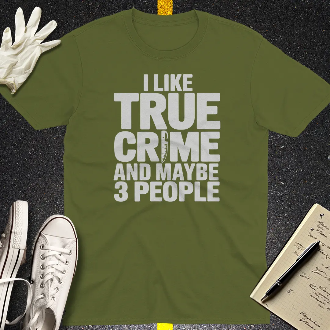 Crows Before Bros T-shirt - Military Green
