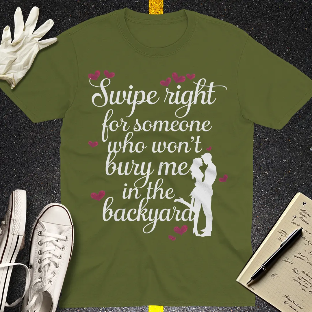 Crows Before Bros T-shirt - Military Green