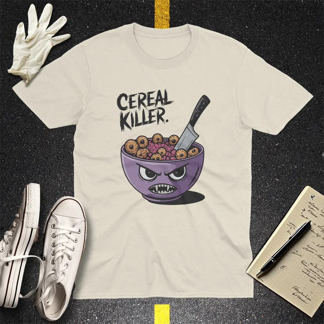 Cereal Killer T-Shirt - Natural