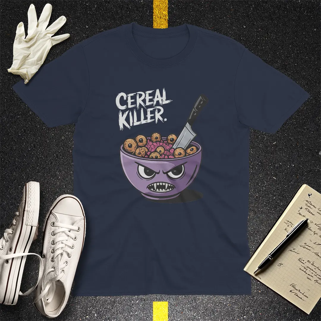 Cereal Killer T-Shirt - Navy