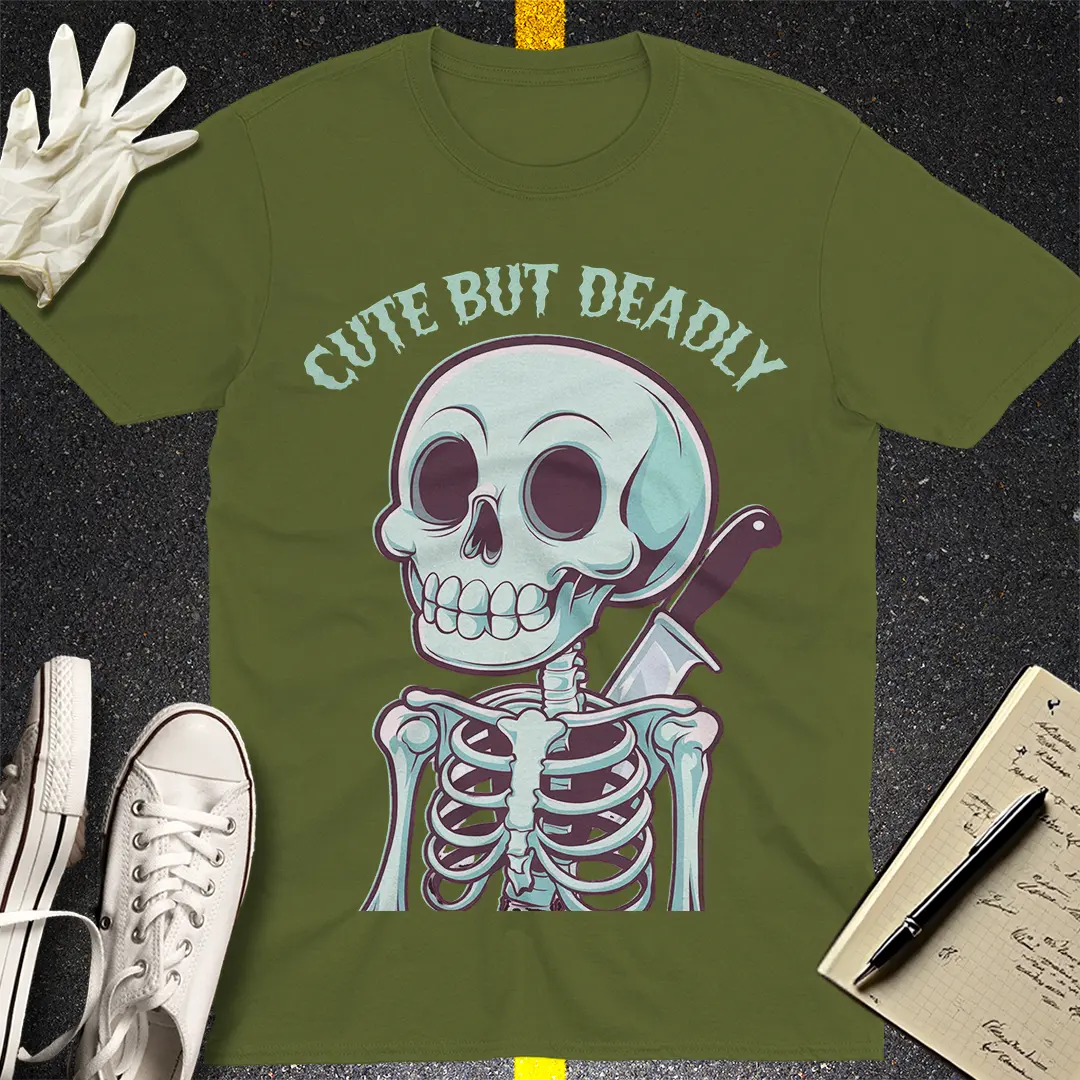 Crows Before Bros T-shirt - Military Green