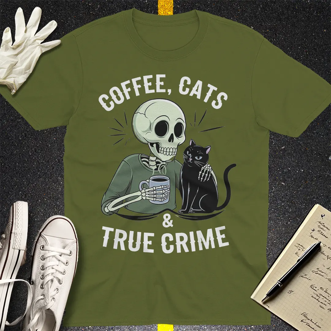 Crows Before Bros T-shirt - Military Green