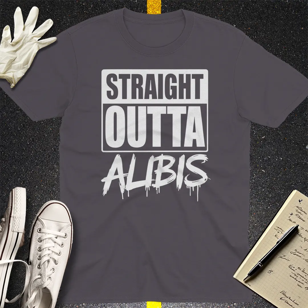 Crows Before Bros T-shirt - Charcoal