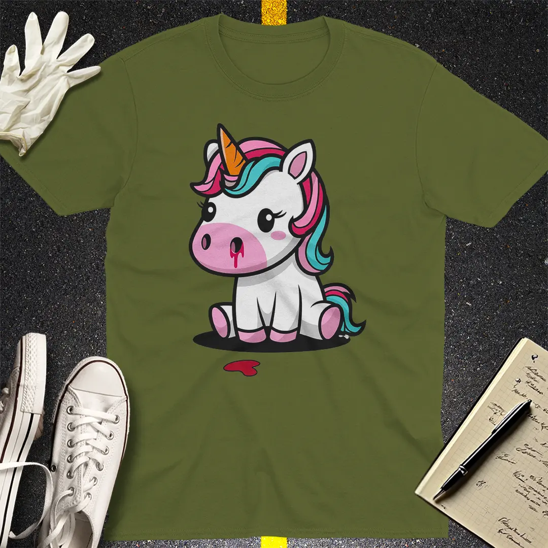 Crows Before Bros T-shirt - Military Green