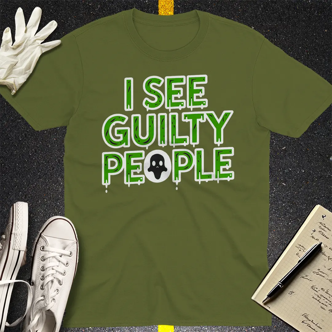 Crows Before Bros T-shirt - Military Green