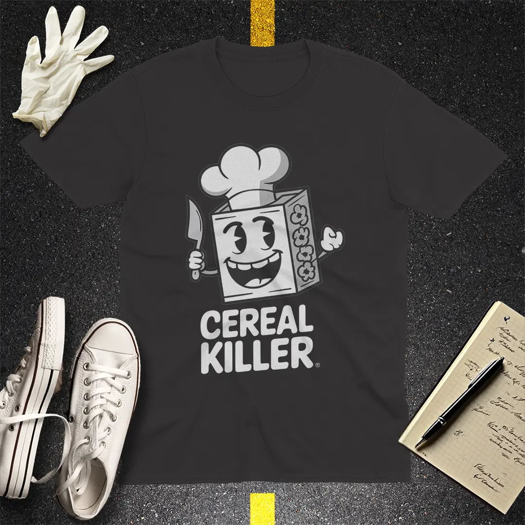 Cereal Killer T-Shirt - Black