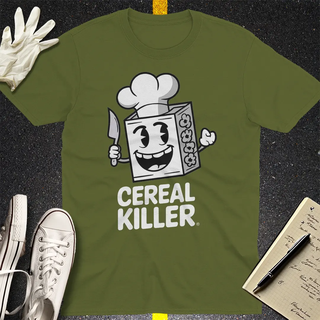 Crows Before Bros T-shirt - Military Green