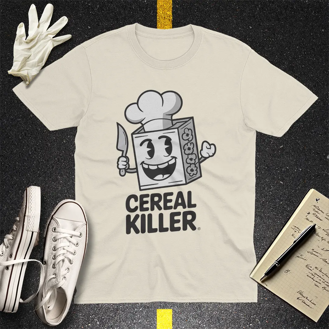 Cereal Killer T-Shirt - Natural