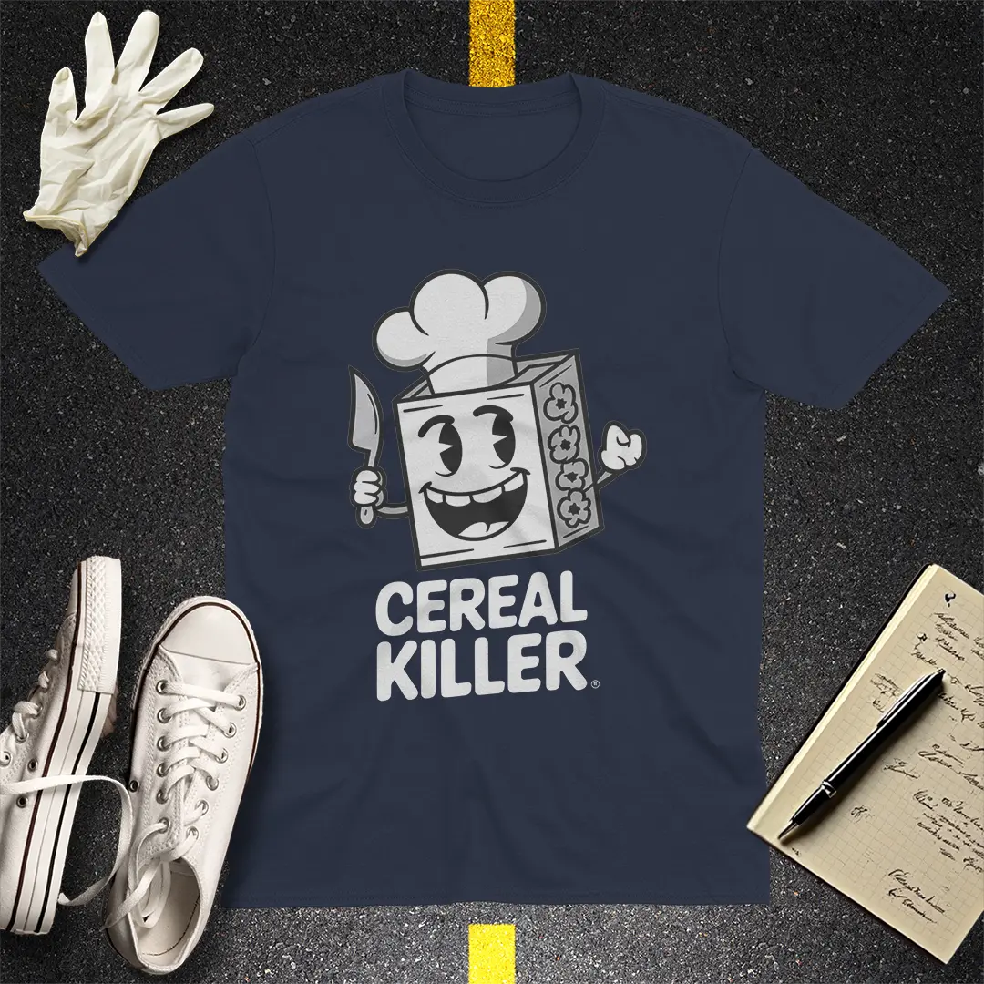 Cereal Killer T-Shirt - Navy