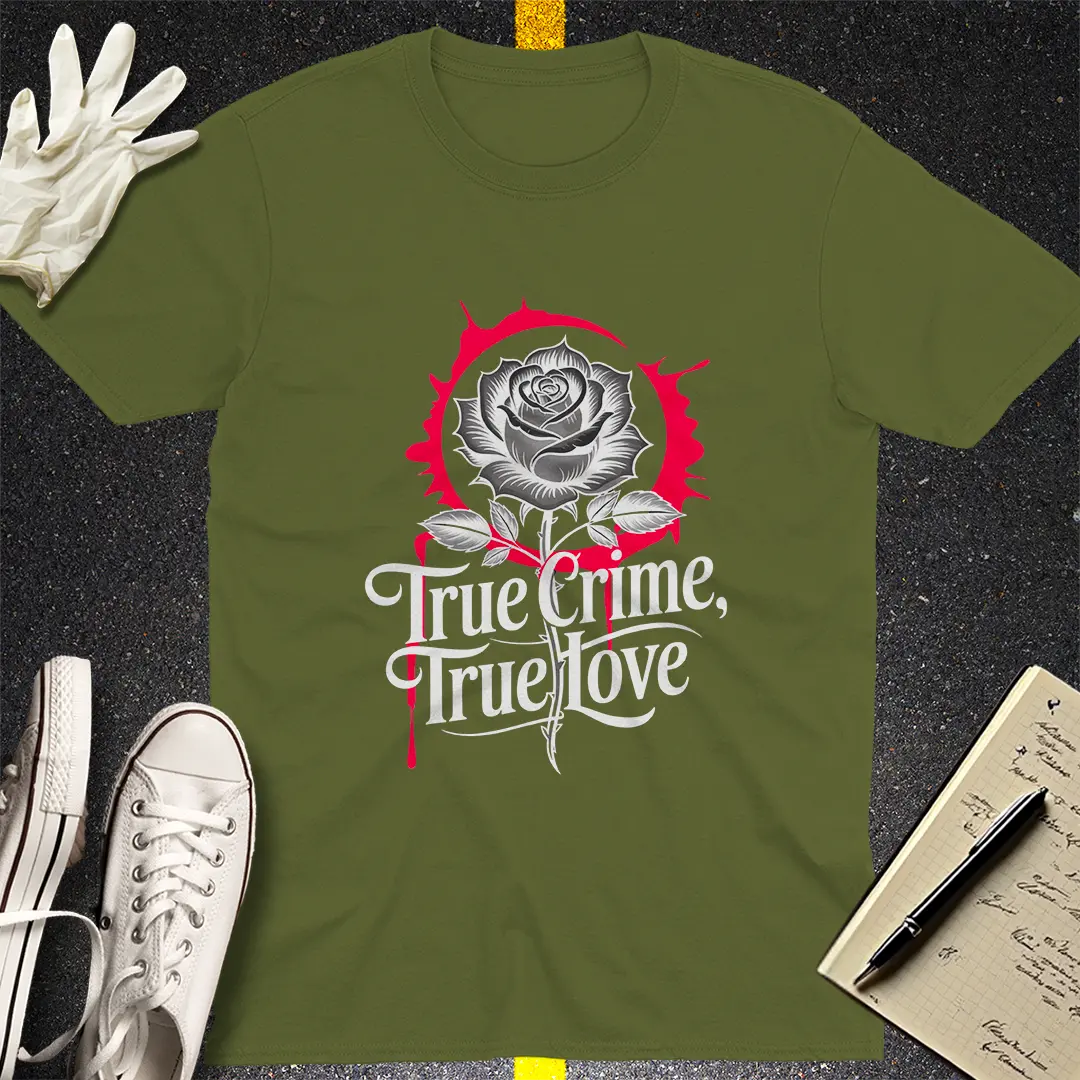 Crows Before Bros T-shirt - Military Green