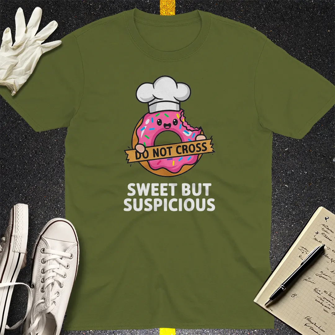 Crows Before Bros T-shirt - Military Green