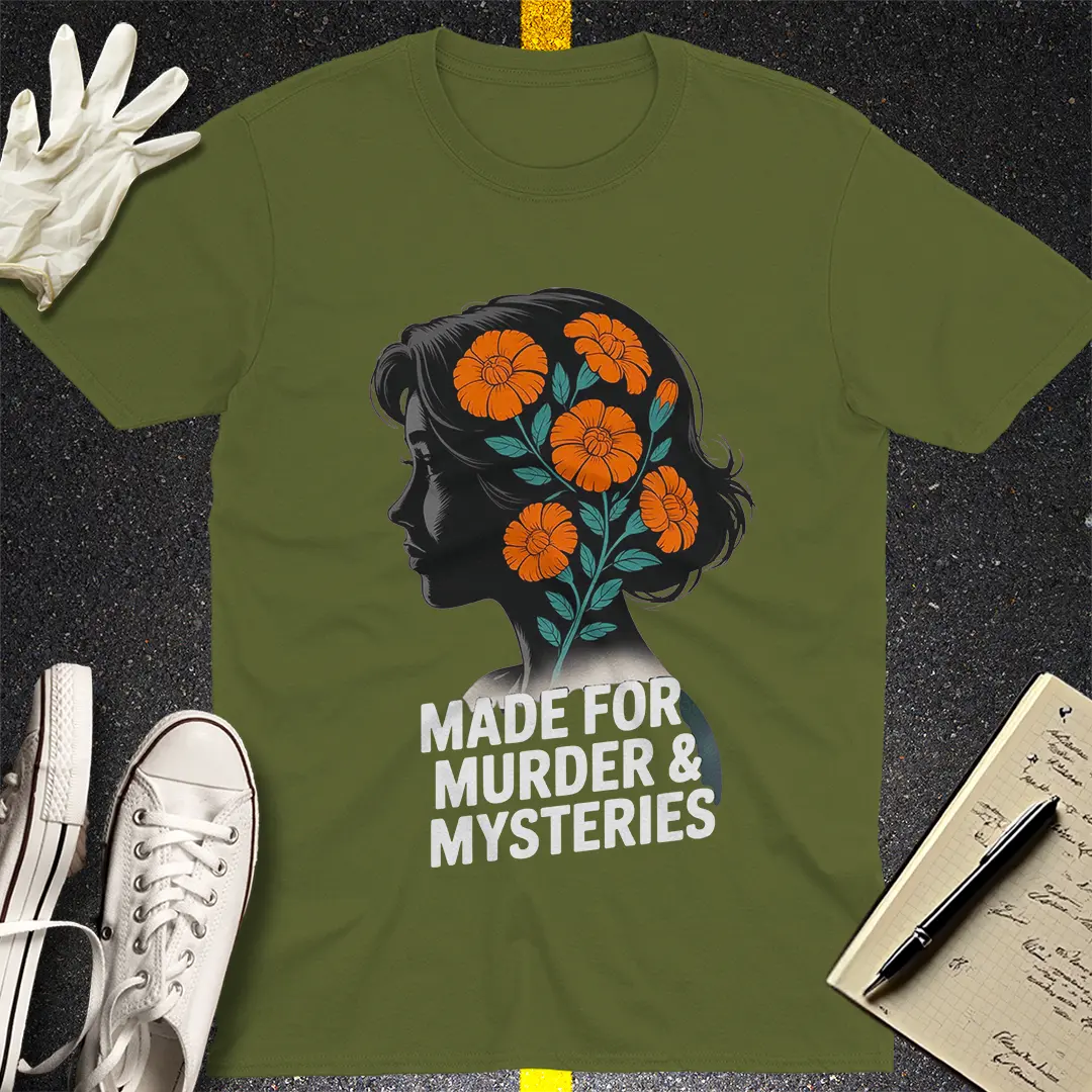 Crows Before Bros T-shirt - Military Green