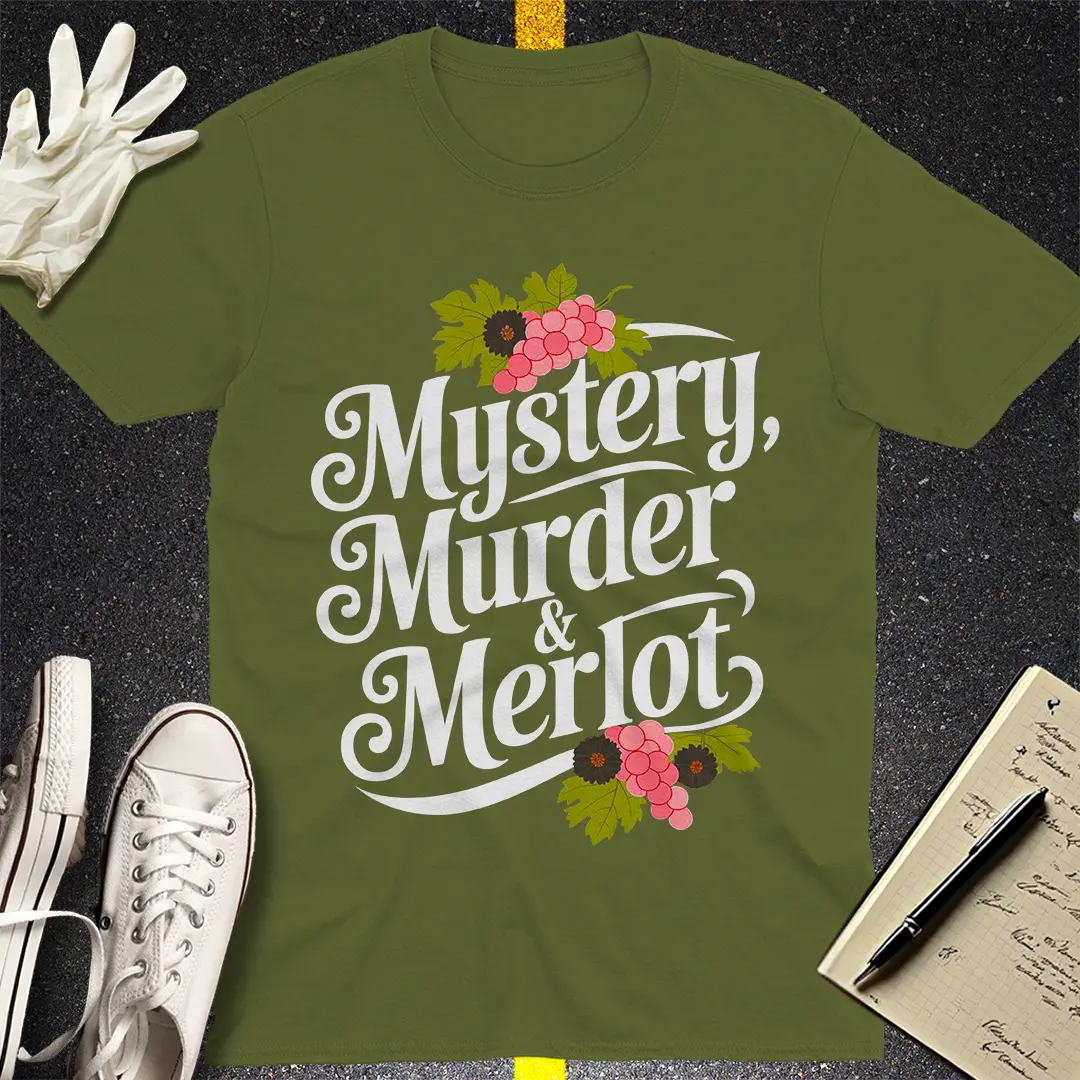 Crows Before Bros T-shirt - Military Green
