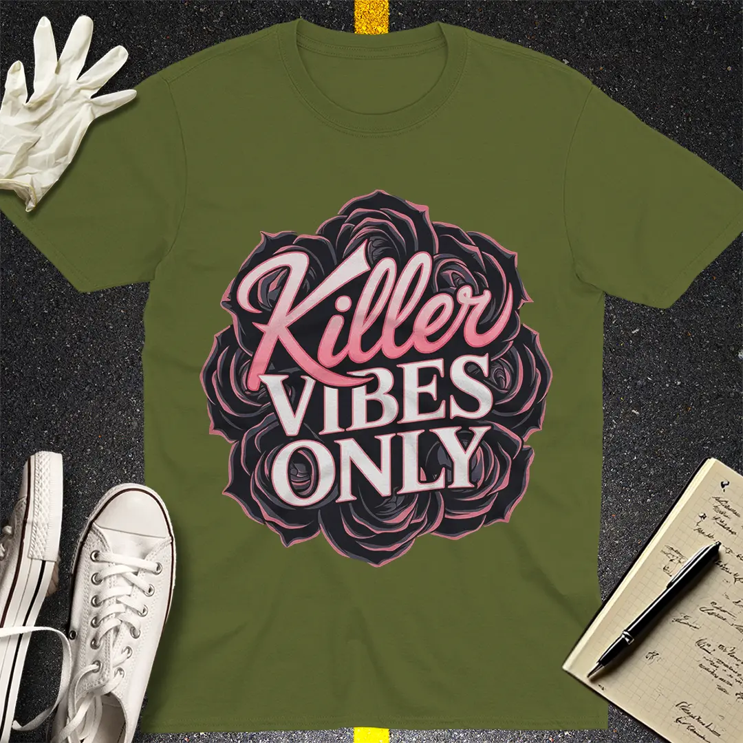 Crows Before Bros T-shirt - Military Green