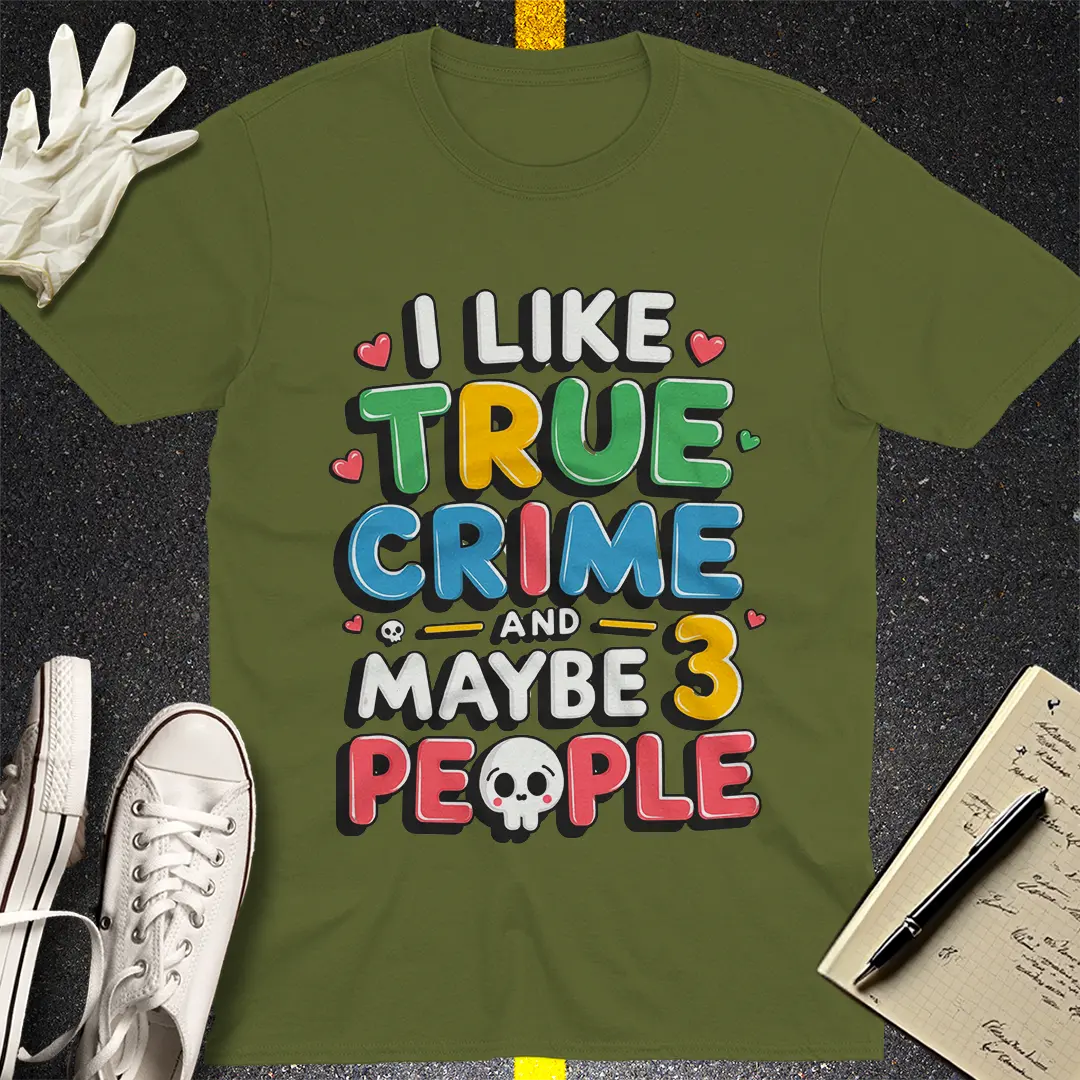 Crows Before Bros T-shirt - Military Green