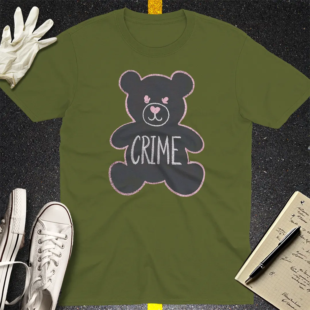 Crows Before Bros T-shirt - Military Green